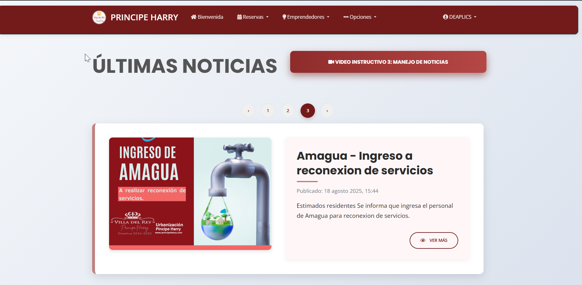 Gestión de Noticias